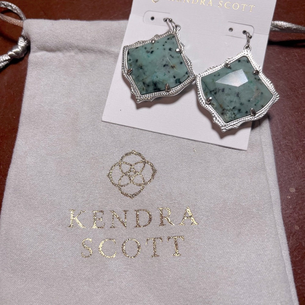 Kendra Scott Kirsten African Turquoise earrings